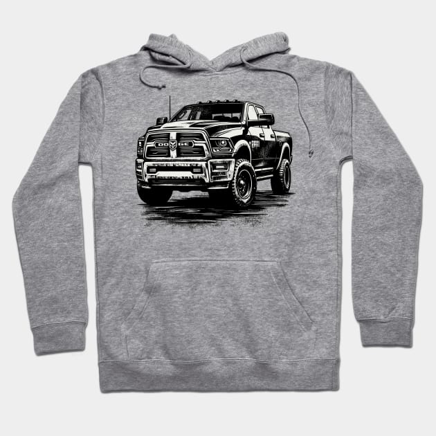 Dodge Ram Hoodie by Vehicles-Art